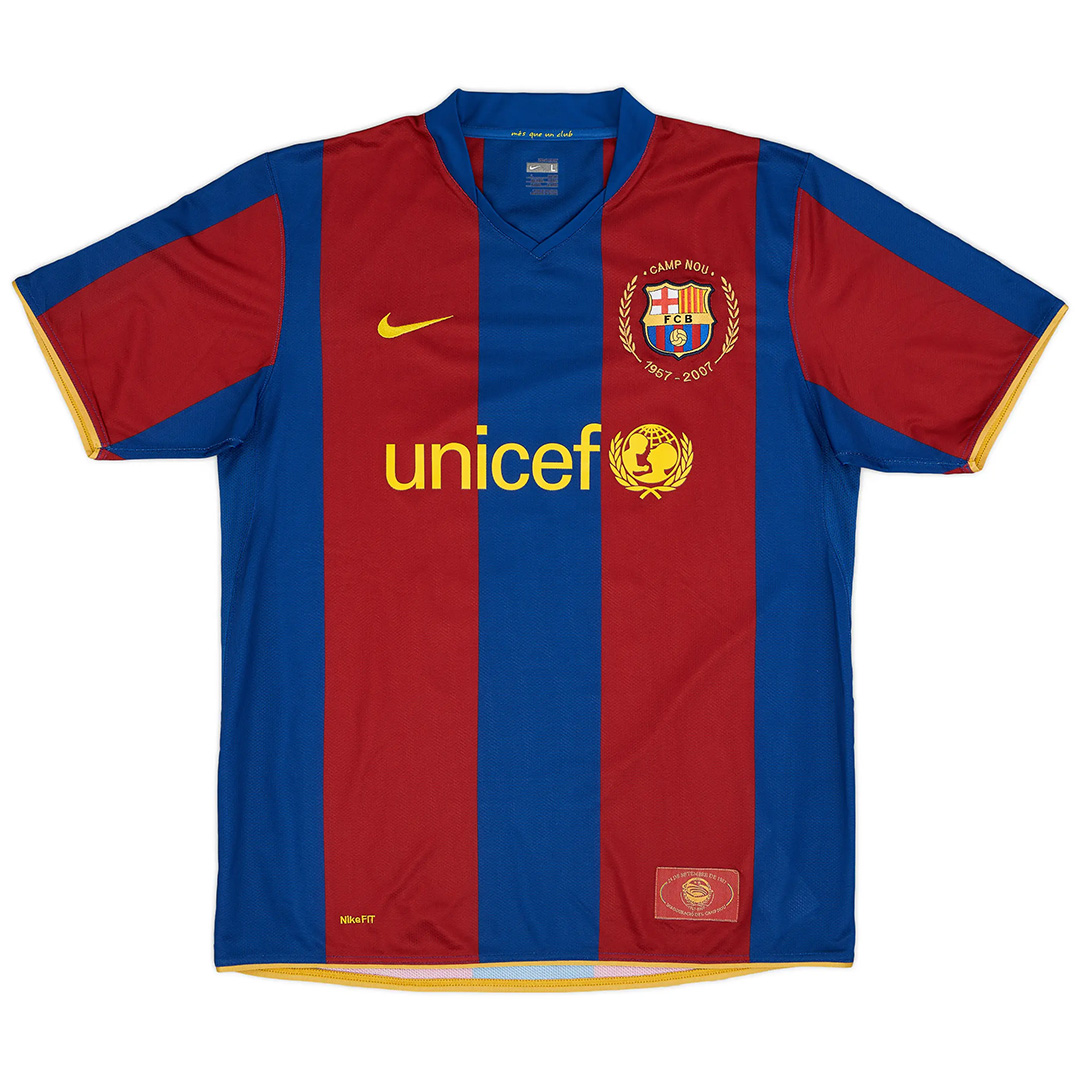 Retro Barcelona Home 50-Years Anniversary Jersey 2007/08 - Reps Jerseys