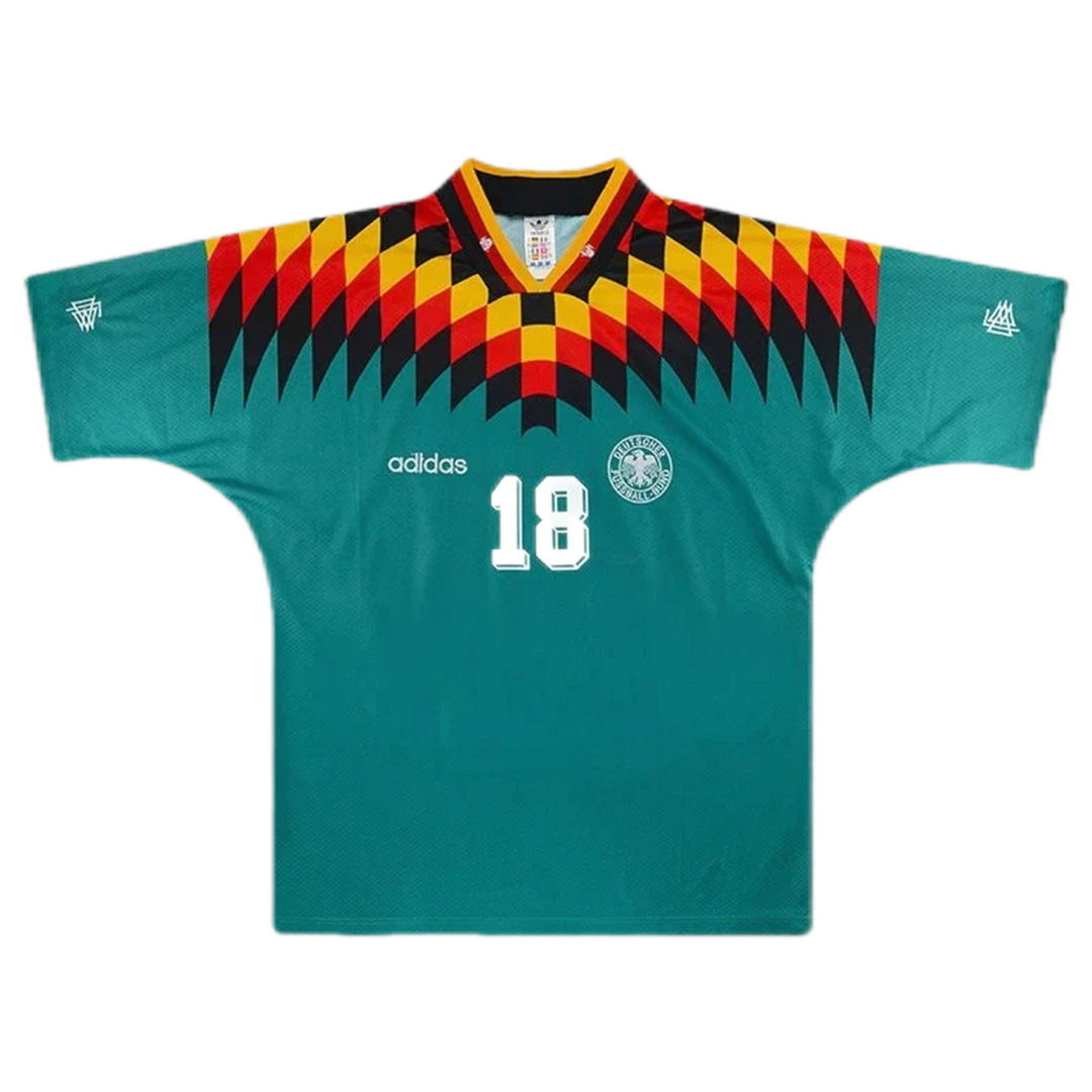 Germany KLINSMANN #18 Retro Jersey Away World Cup 1994 - Reps Jerseys