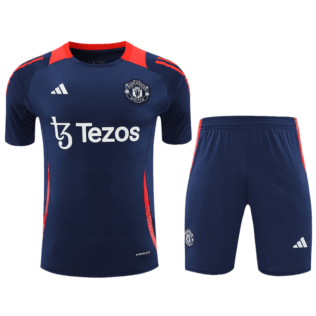 Manchester United Pre-Match Kit(Jersey+Shorts) 2024/25 - Reps Jerseys