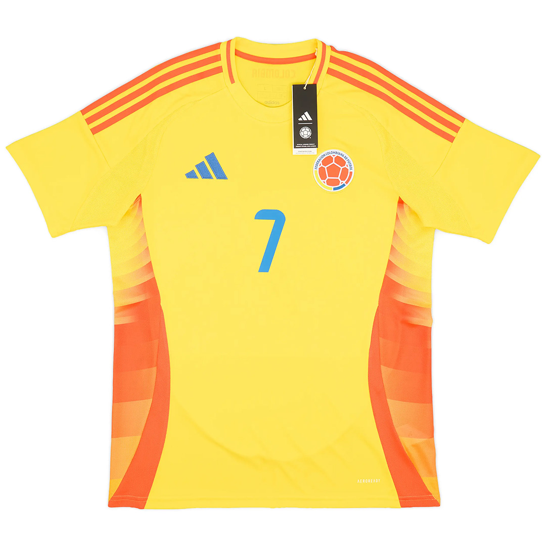 L.DÍAZ #7 Colombia Home Jersey Copa America 2024 - Reps Jerseys