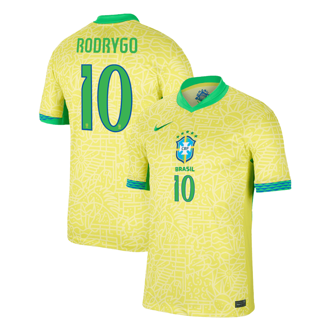 [Super Replica] RODRYGO #10 Brazil Home Jersey Copa America 2024 - Reps Jerseys