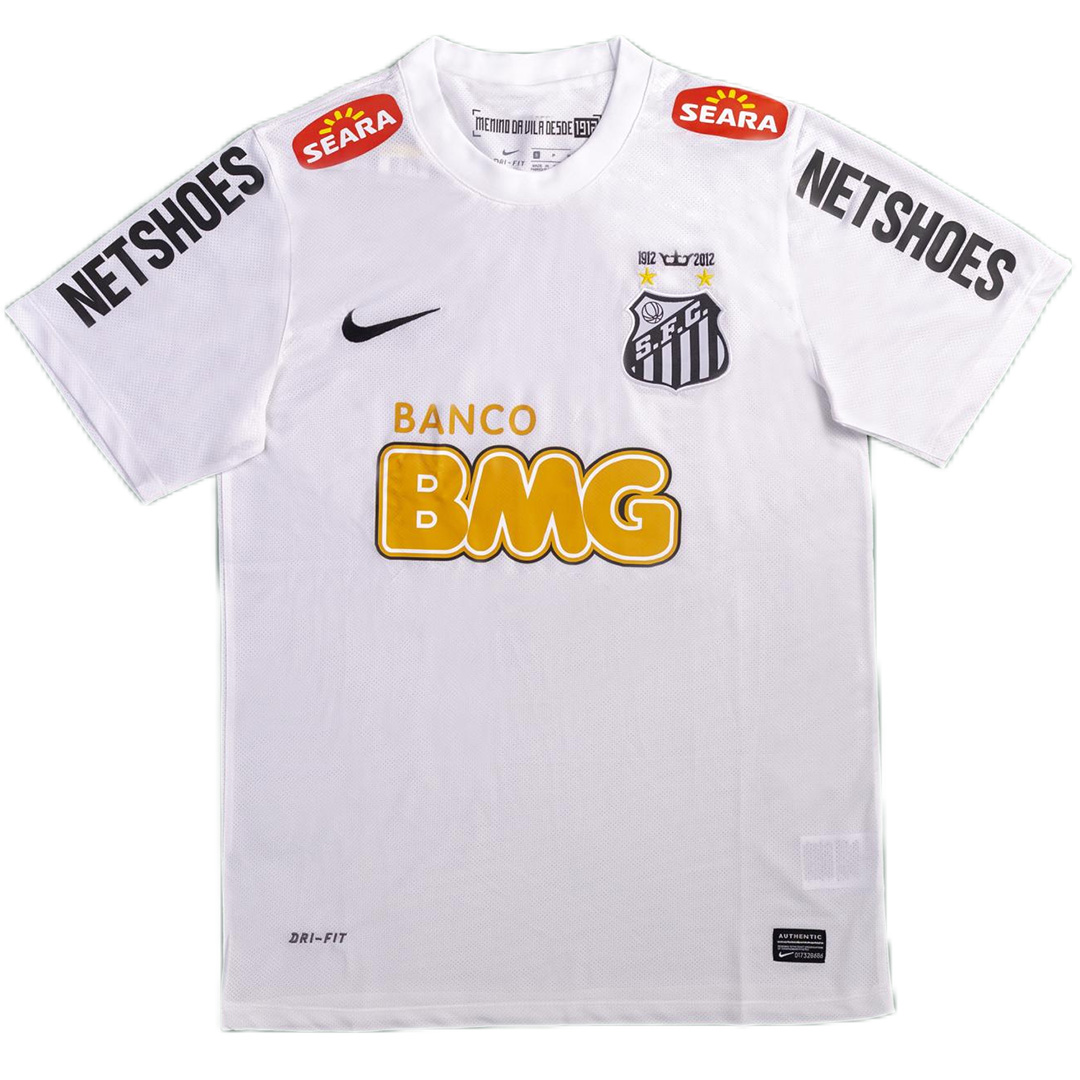 Neymar Jr #11 Retro Santos FC Home Jersey 2012 - Reps Jerseys