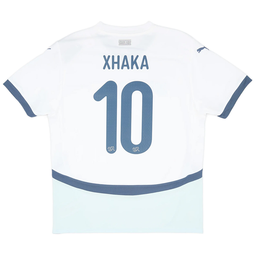 Xhaka #10 Switzerland Away Jersey Euro 2024 - Reps Jerseys