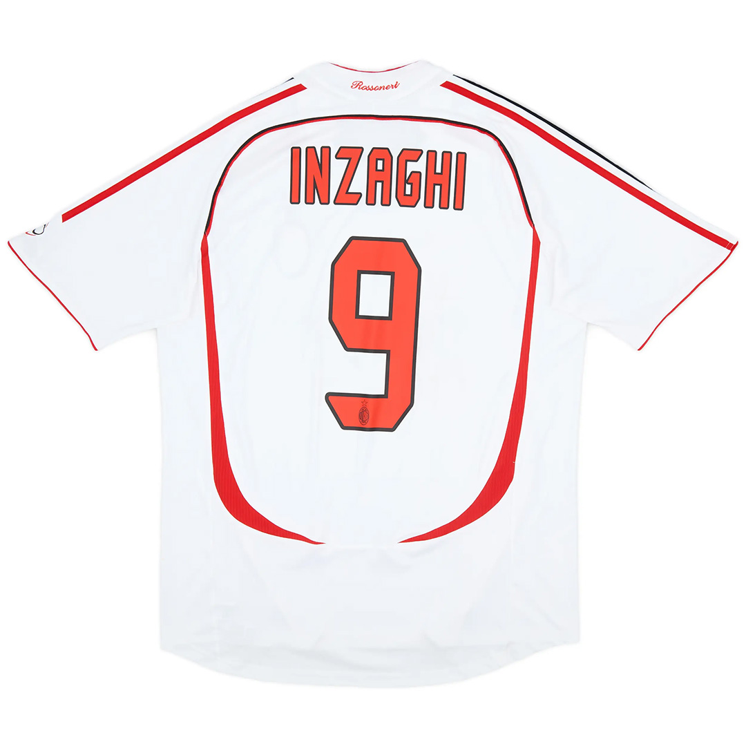 INZAGHI #9 Retro AC Milan UCL Final Away Jersey 2006/07 - Reps Jerseys