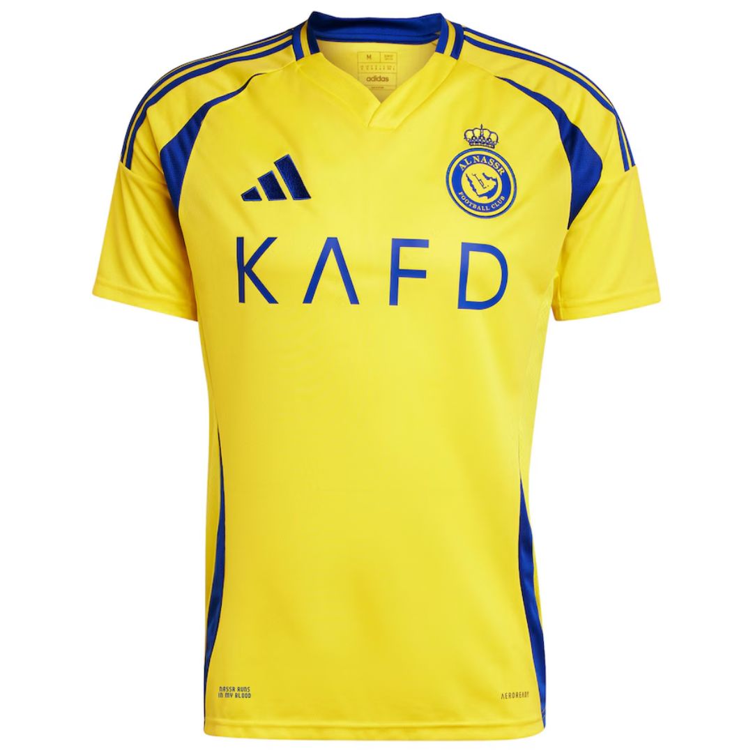 [Super Replica] Al Nassr Home Kit (Jersey+Shorts) 2024/25 - Reps Jerseys