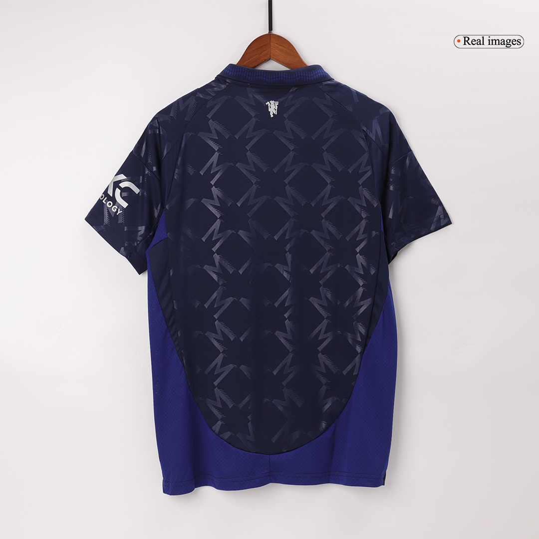 GARNACHO #17 Manchester United Away Jersey 2024/25 - Man United Font - Reps Jerseys