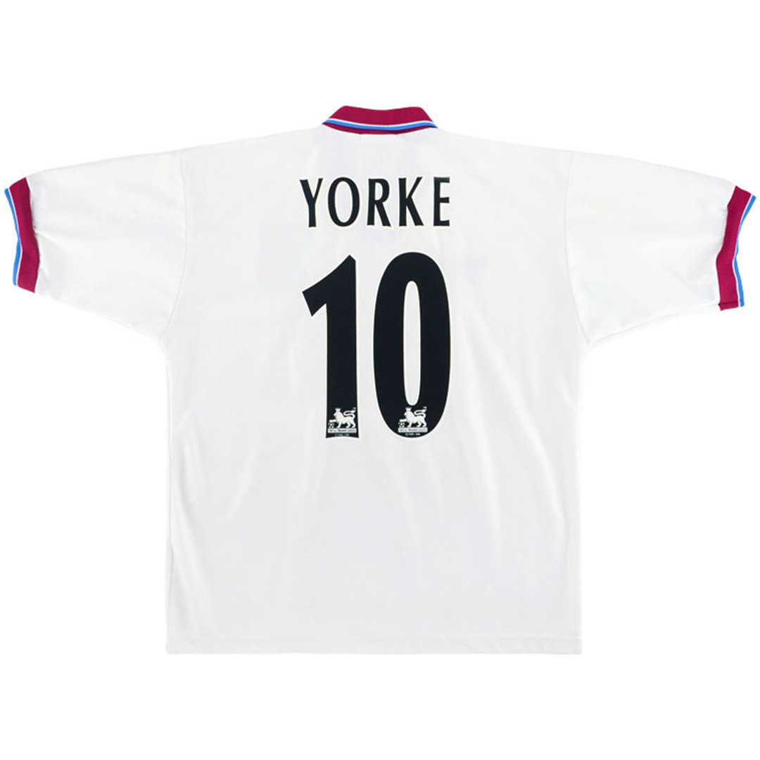 YORKE #10 Retro Aston Villa Away Jersey 1996/98 - Reps Jerseys