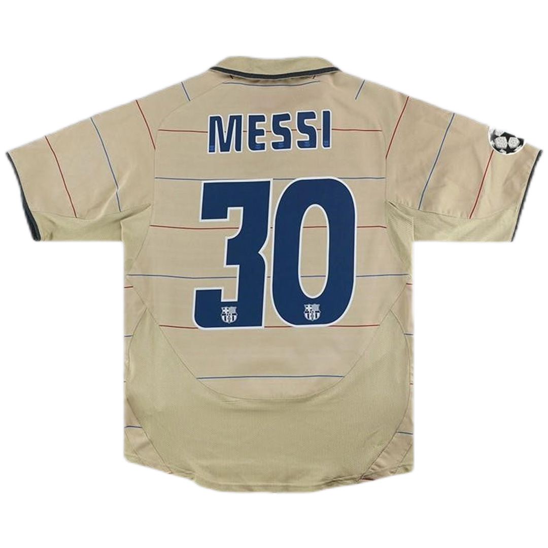 Messi #30 Retro Barcelona Away Jersey 2003/05 - Reps Jerseys