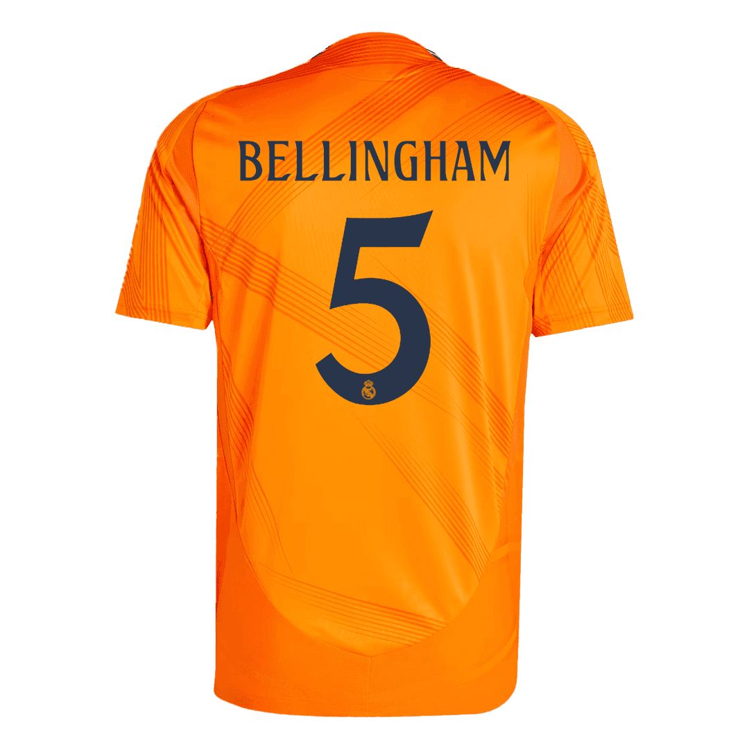 BELLINGHAM #5 Real Madrid Away Jersey Player Version 2024/25 - Reps Jerseys