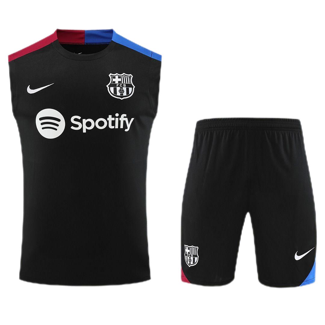 Barcelona Sleeveless Training Kit Black 2024/25 - Reps Jerseys