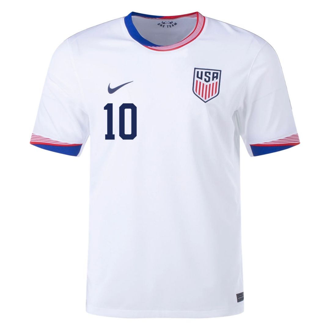 Pulisic #10 USMNT Home Jersey Copa America 2024 - Reps Jerseys