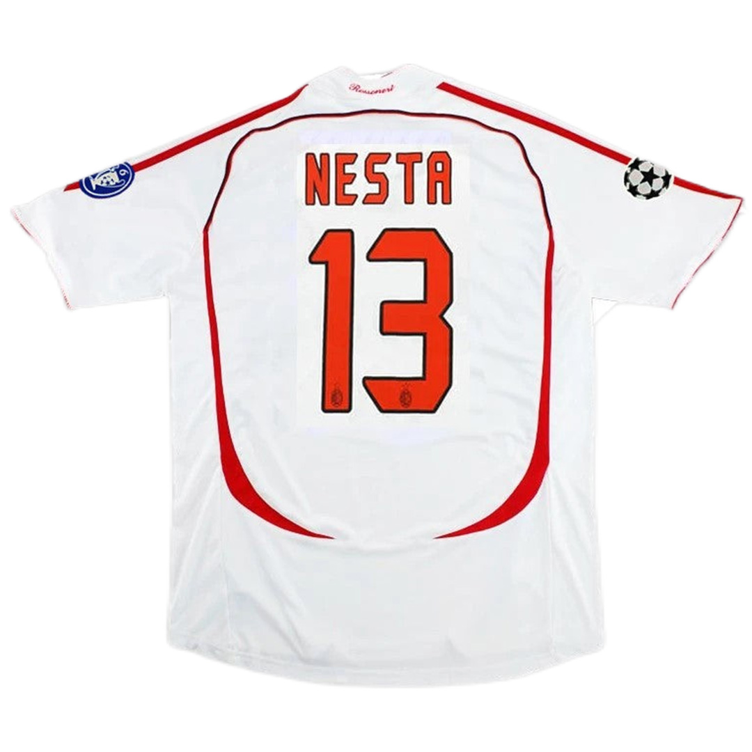 NESTA #13 Retro AC Milan UCL Final Away Jersey 2006/07 - Reps Jerseys