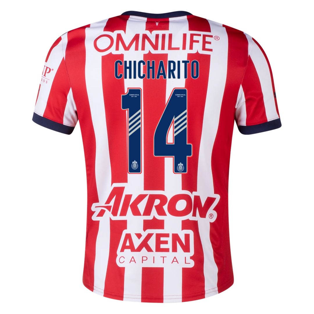 [Super Replica] CHICHARITO #14 Chivas Home Jersey 2024/25 - Reps Jerseys