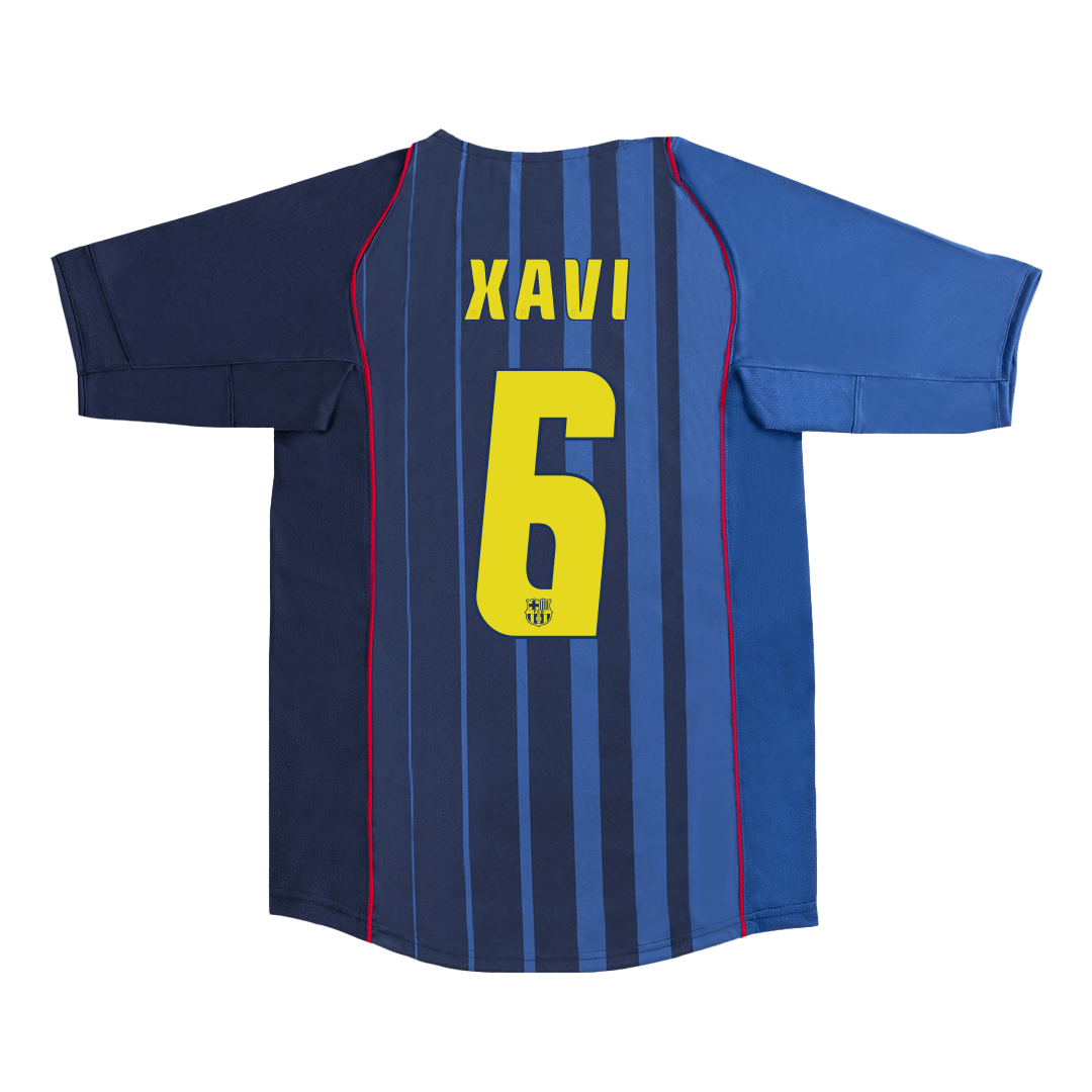 XAVI #6 Retro Barcelona Away Jersey 2004/05 - Reps Jerseys