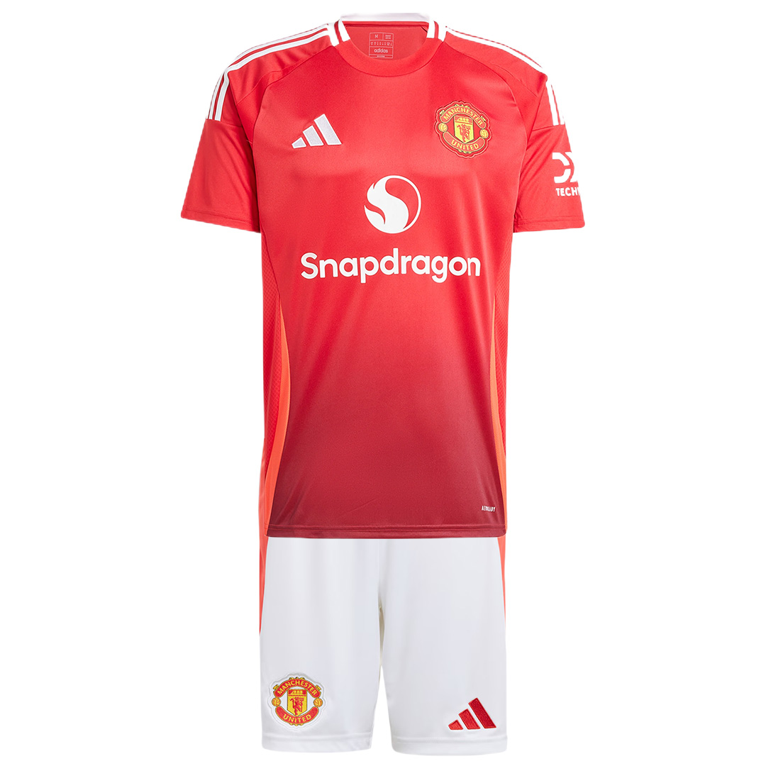 Kids Manchester United Home Jersey Kit 2024/25 - Reps Jerseys
