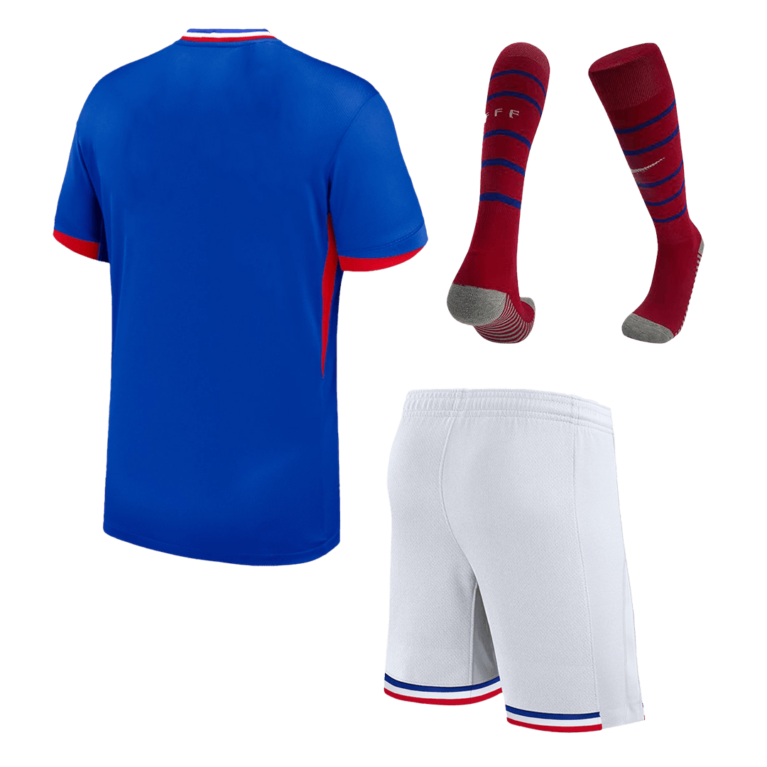 [Spuer Replica] France Home Whole Kit(Jersey+Shorts+Socks) Euro 2024 - Reps Jerseys