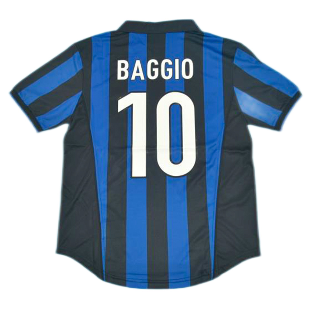 BAGGIO #10 Retro Inter Milan Home Jersey 1998/99 - Reps Jerseys