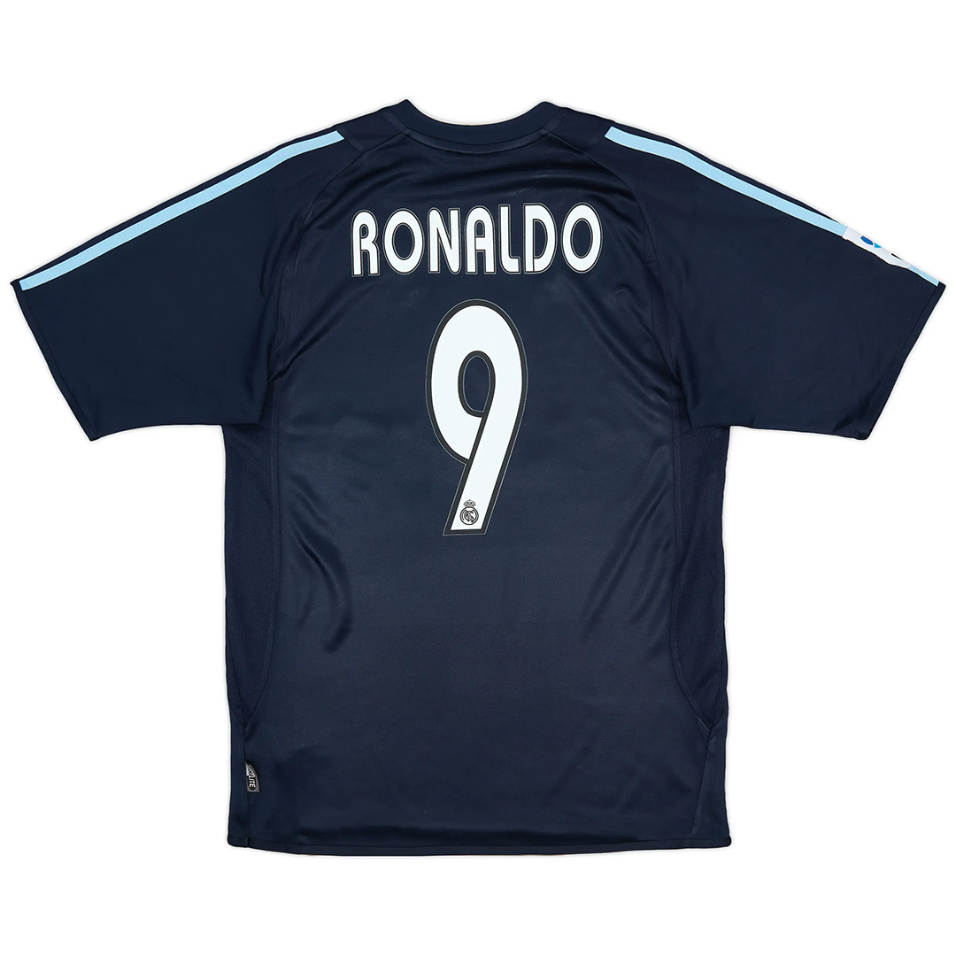 RONALDO #9 Retro Real Madrid Away Jersey 2003/04 - Reps Jerseys