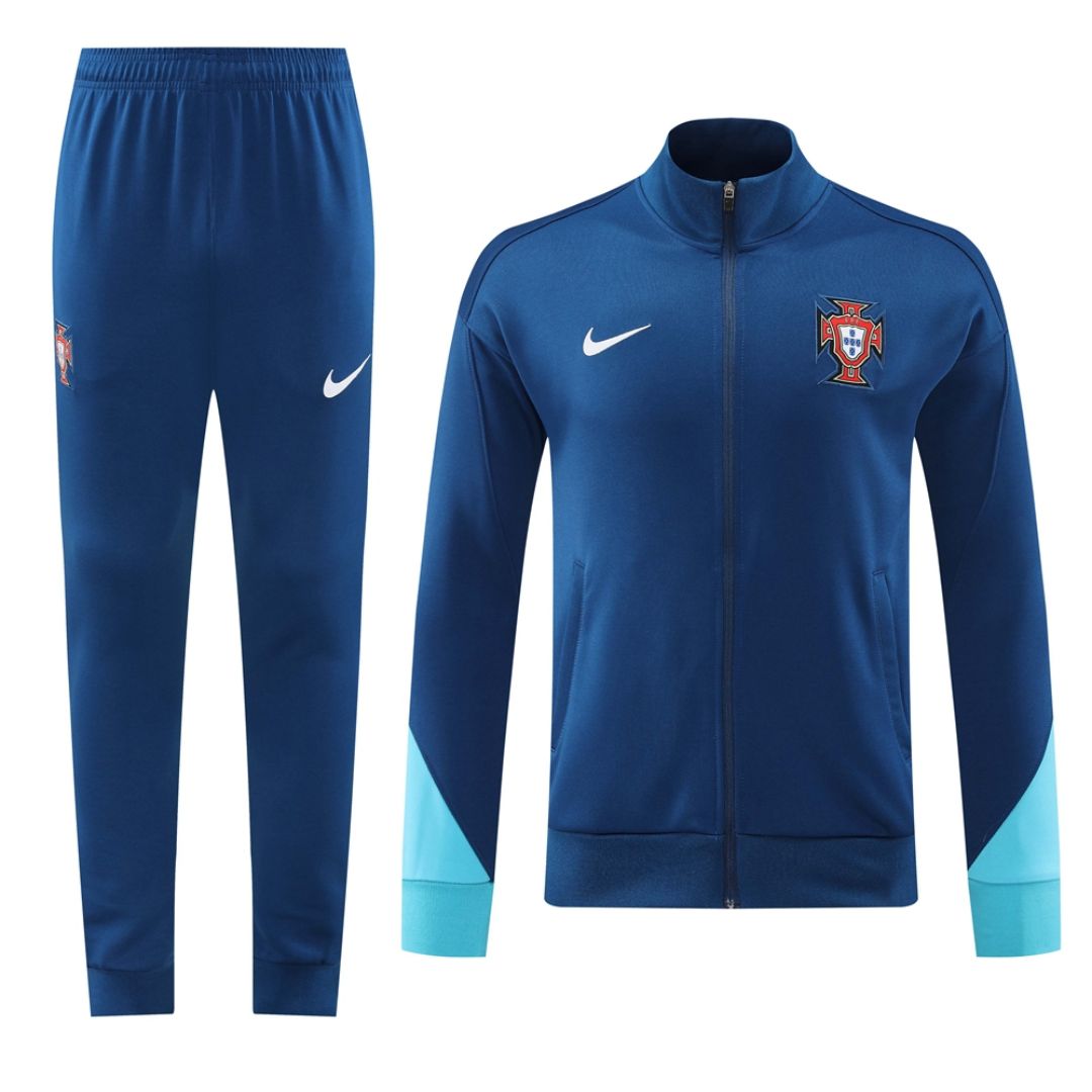 Portugal Training Jacket Kit (Jacket+Pants) Navy 2024 - Reps Jerseys