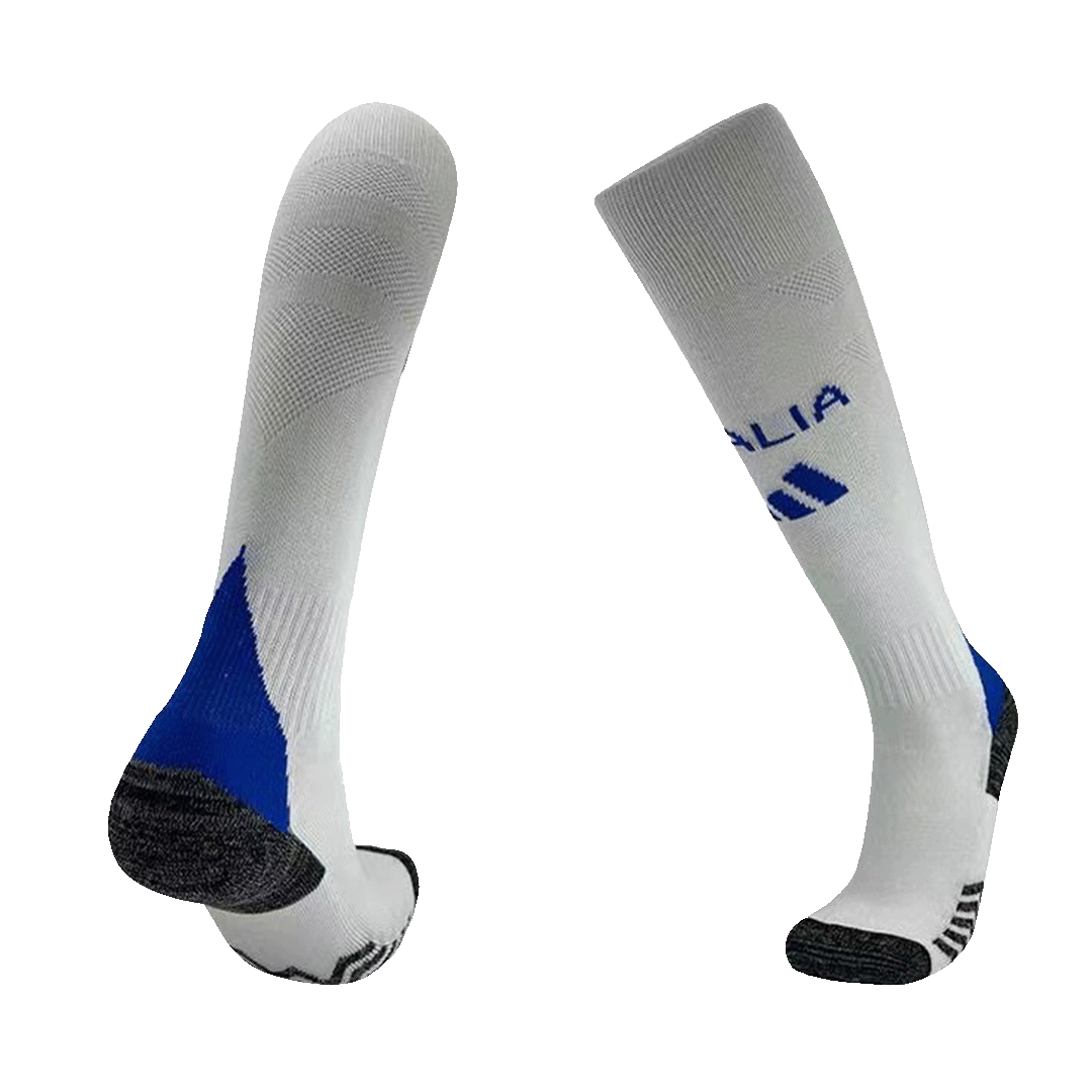 Kids Italy Away Soccer Socks 2024 - Reps Jerseys
