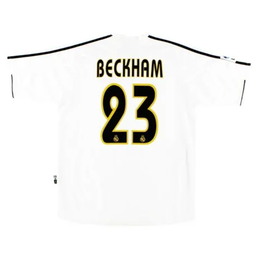 Retro Real Madrid BECKHAM #23 Home Jersey 2003/04 - Reps Jerseys