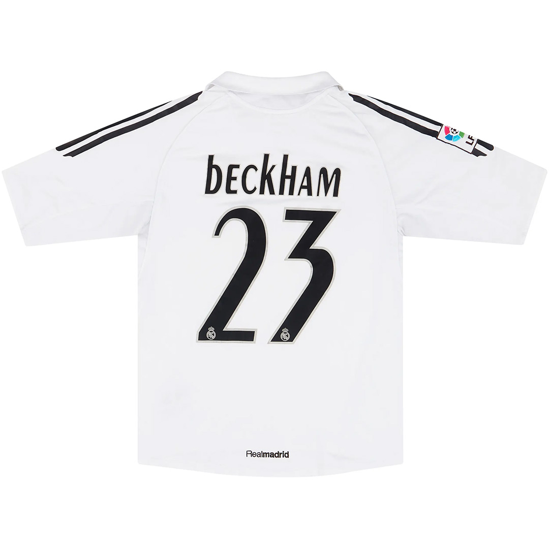 Beckham #23 Retro Real Madrid Home Jersey 2005/06 - Reps Jerseys