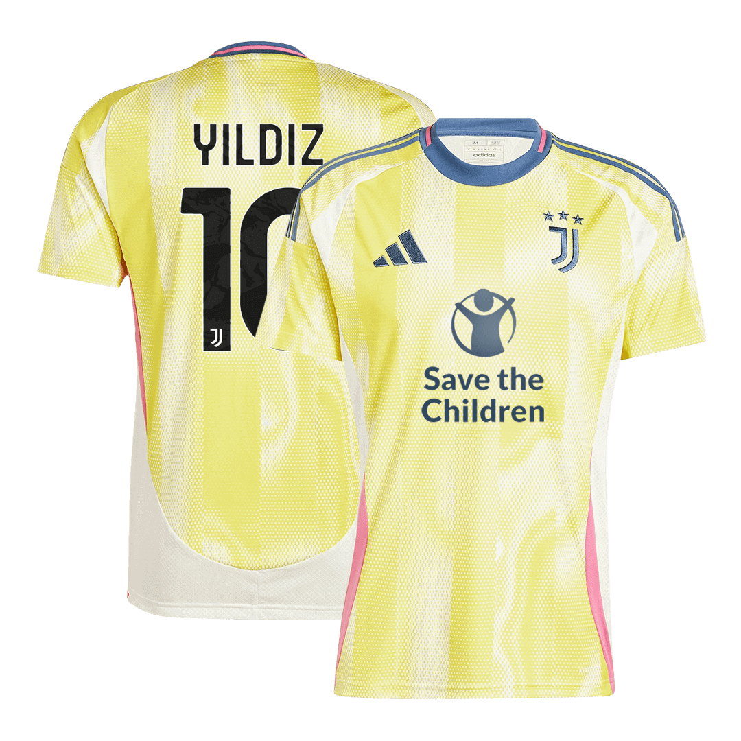 YILDIZ #10 Juventus Away Save The Children Jersey 2024/25 - Reps Jerseys