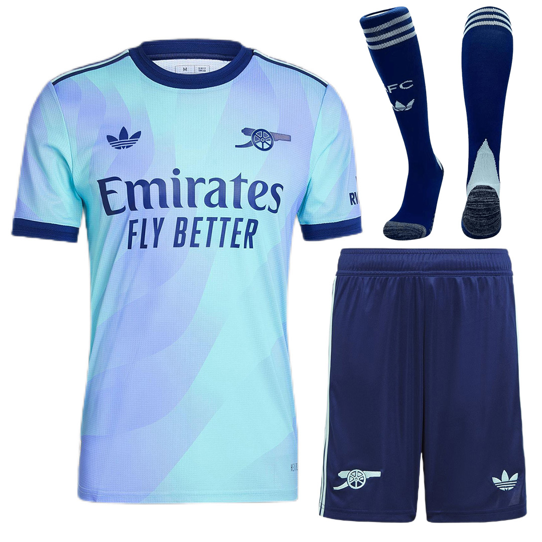 [Super Replica] Arsenal Third Full Kit(Jersey+Shorts+Socks) 2024/25 - Reps Jerseys