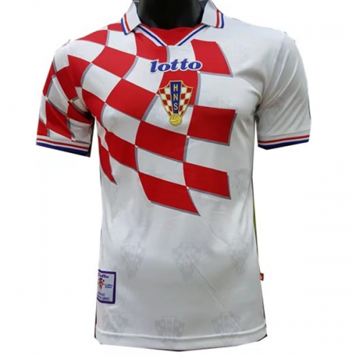 Retro Croatia Home Jersey World Cup 1998 - Reps Jerseys