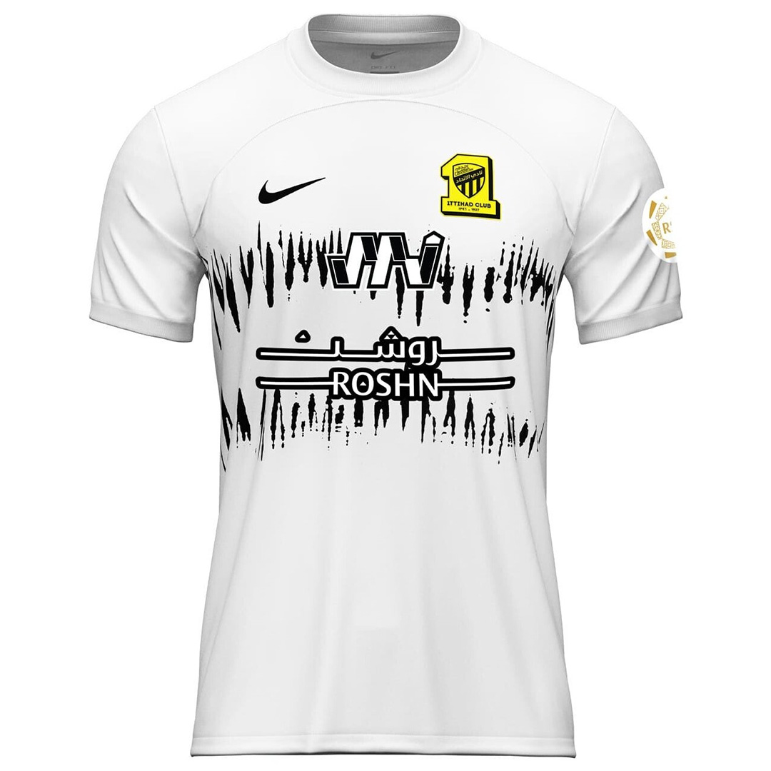 Al-Ittihad Away Jersey Player Version 2023/24 - Reps Jerseys