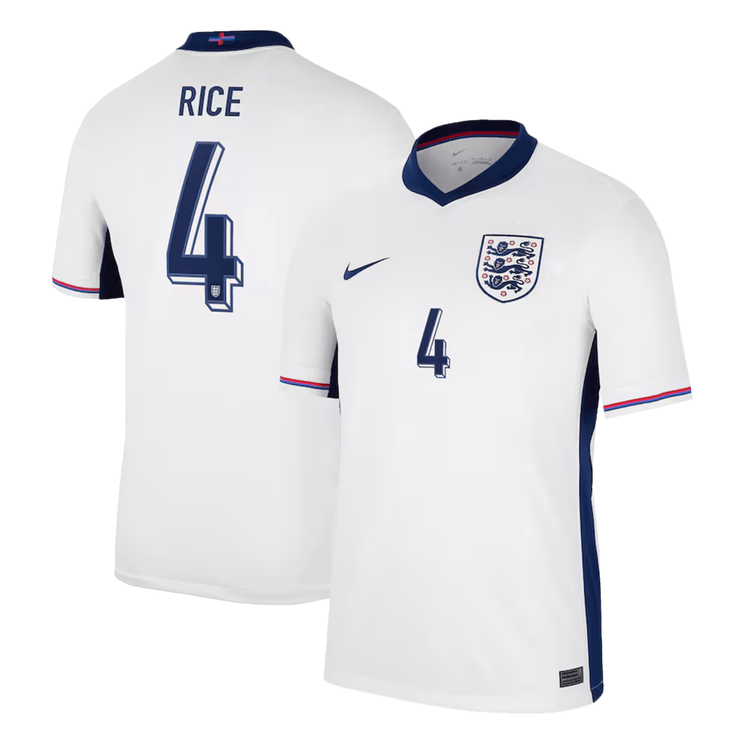 [Super Replica] RICE #4 England Home Jersey Euro 2024 - Reps Jerseys