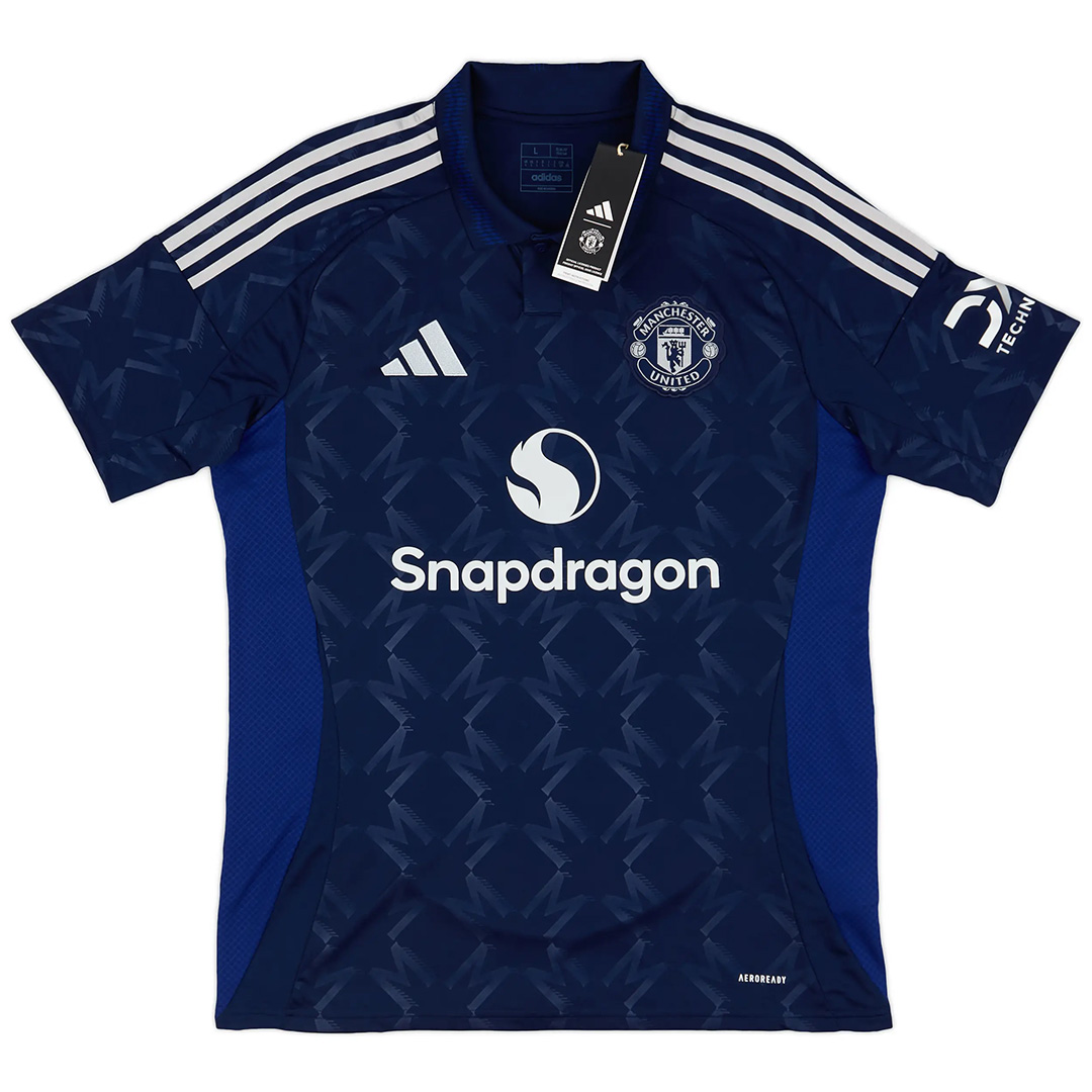 B.FERNANDES #8 Manchester United Away Jersey 2024/25 - Man United Font - Reps Jerseys