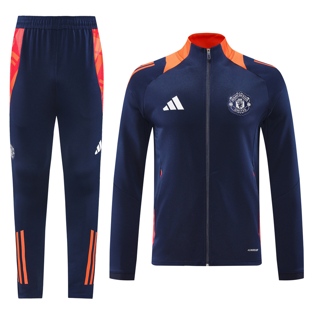 Manchester United Training Jacket Kit (Jacket+Pants) Navy 2024/25 - Reps Jerseys
