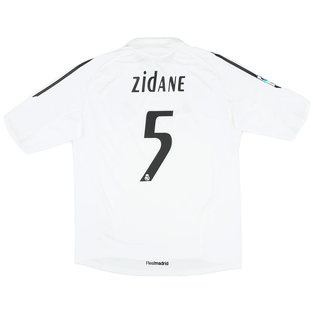Zidane #5 Retro Real Madrid Home Jersey 2005/06 - Reps Jerseys