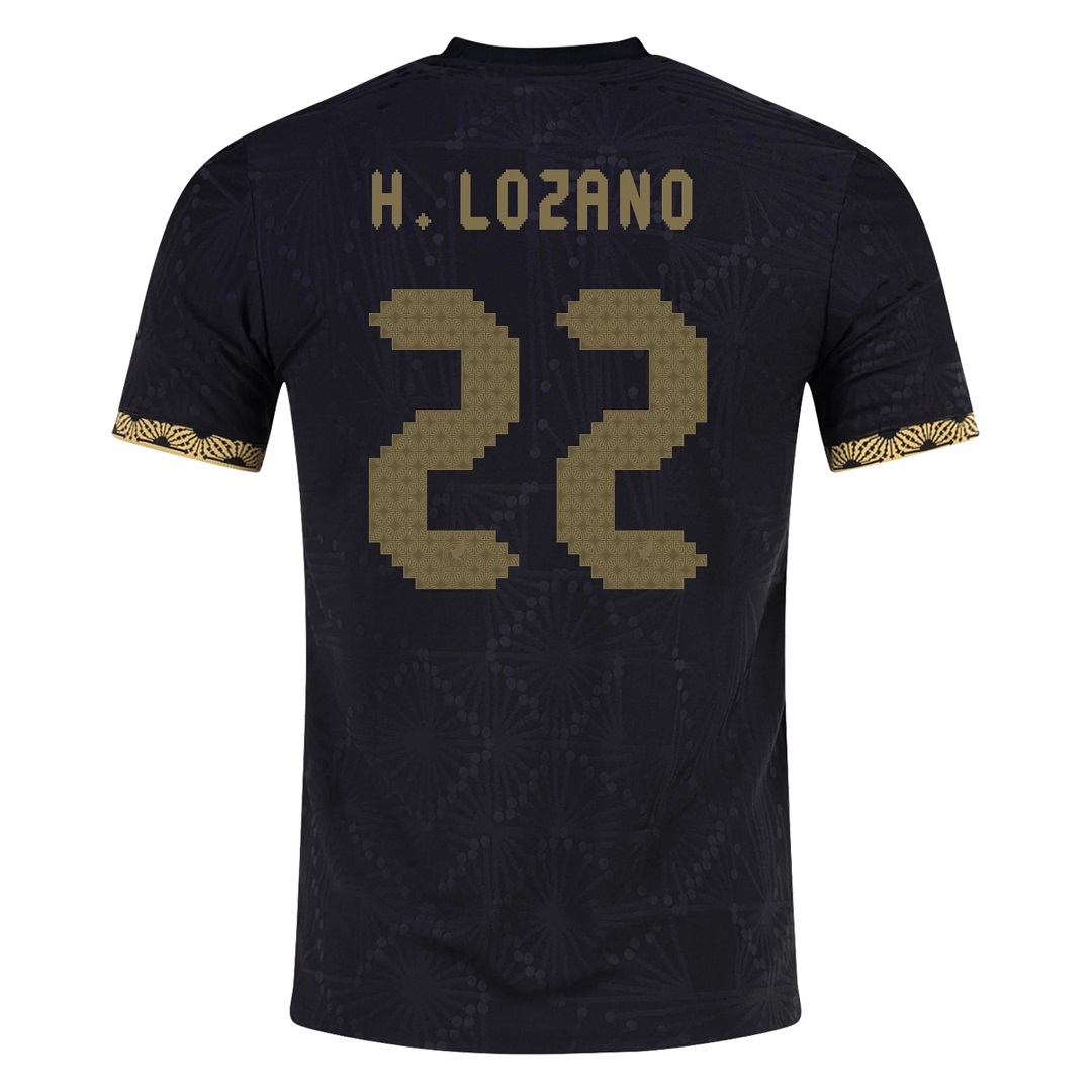 H. LOZANO #22 Mexico Third Jersey Gold Cup Player Version 2025 - Reps Jerseys