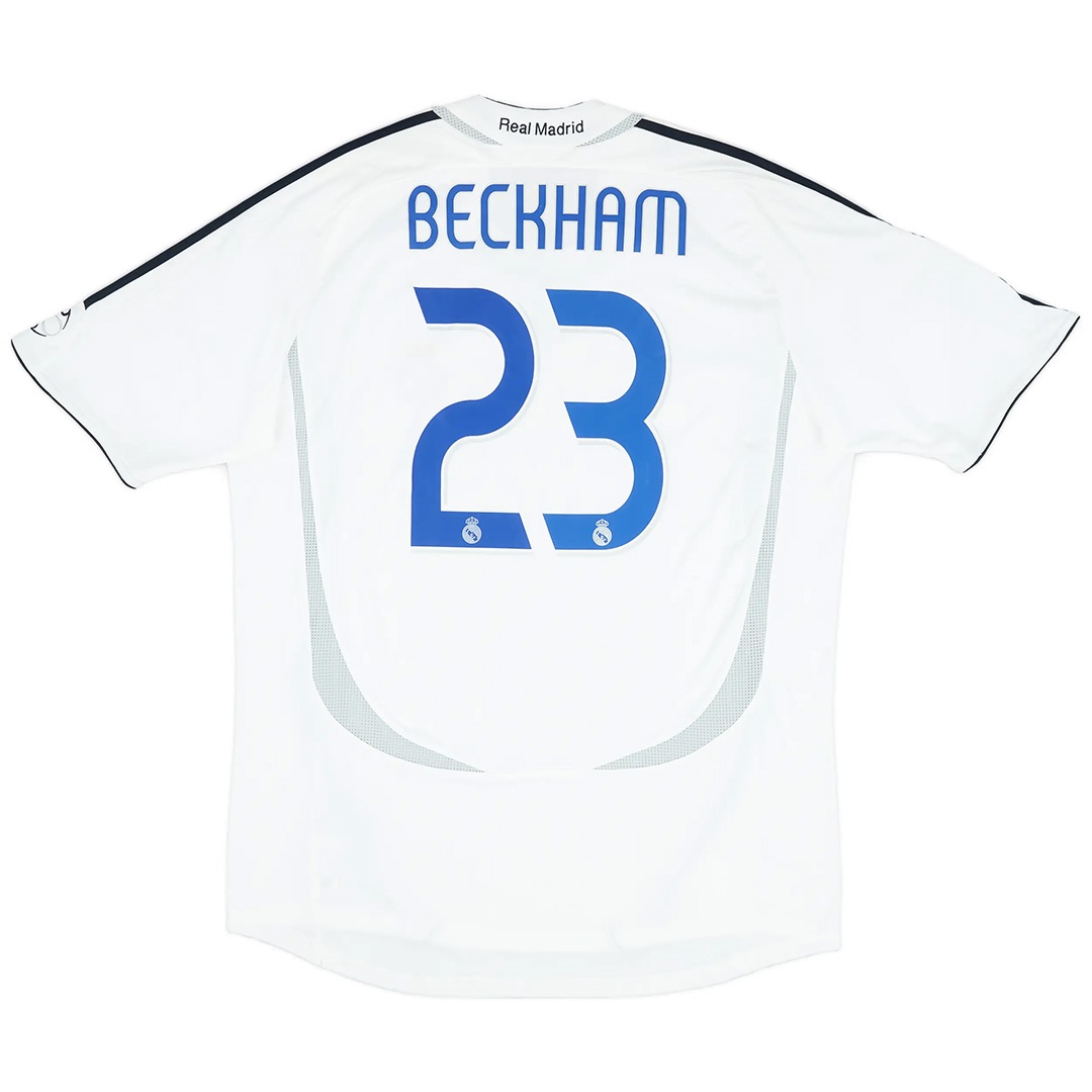 Beckham #23 Real Madrid Retro Jersey Home 2006/07 - Reps Jerseys