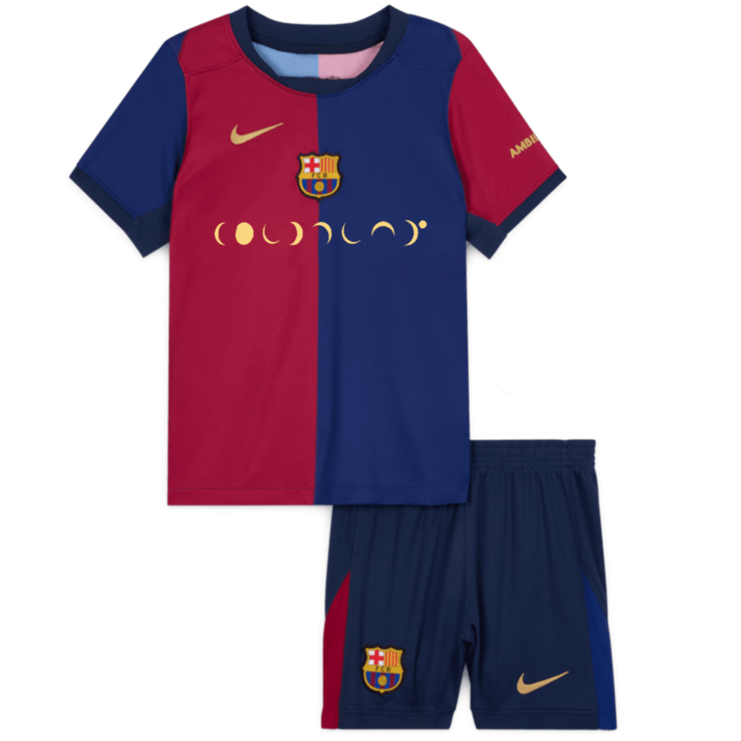Kids Barcelona x Coldplay Home Jersey Kit 2024/25 - Reps Jerseys