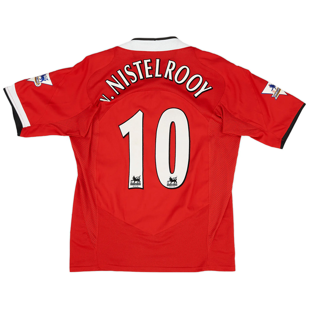 v.Nistelrooy #10 Retro Manchester United Home Jersey 2004/06 - Reps Jerseys