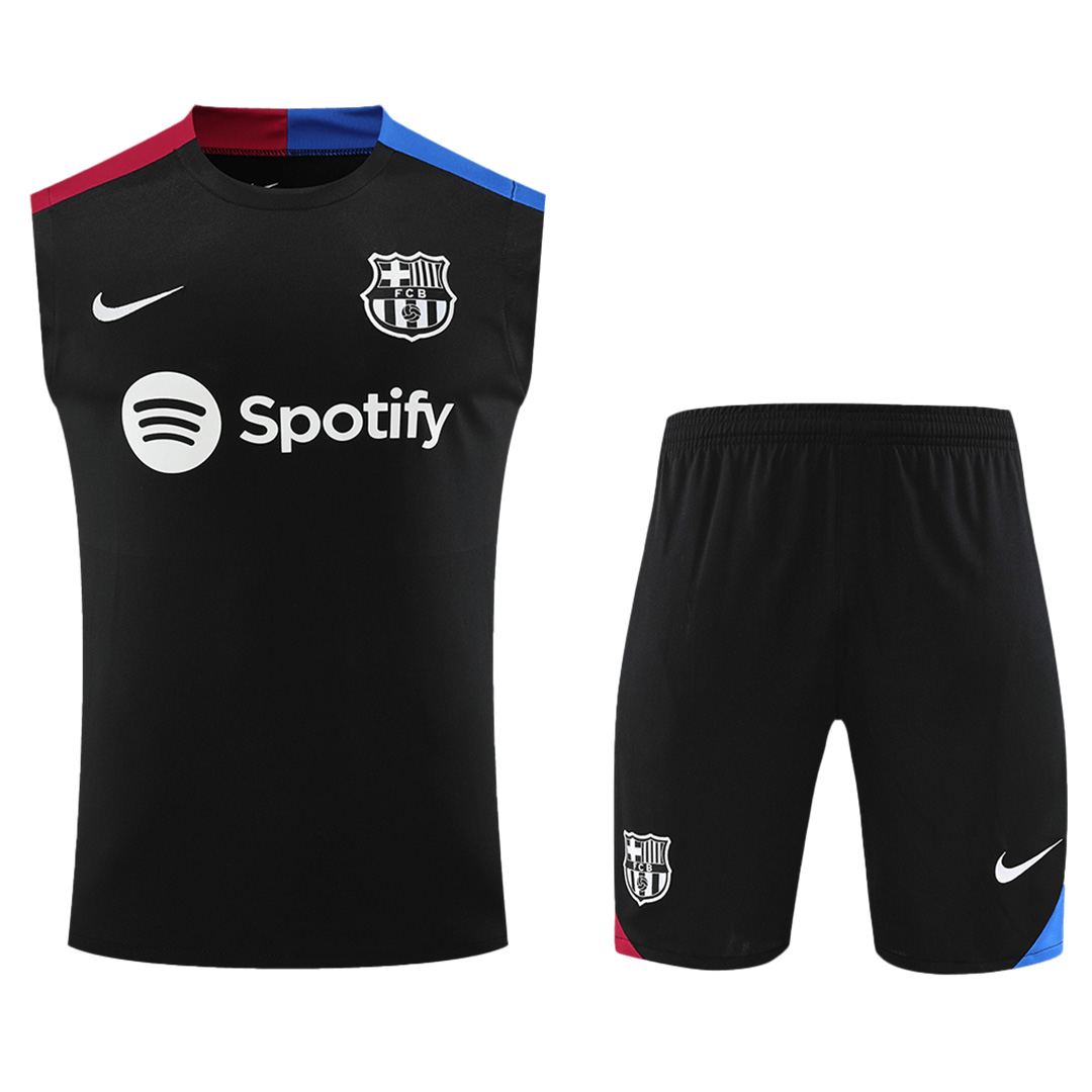 Barcelona Pre-Match Vest Kit(Jersey+Shorts) 2024/25 - Reps Jerseys