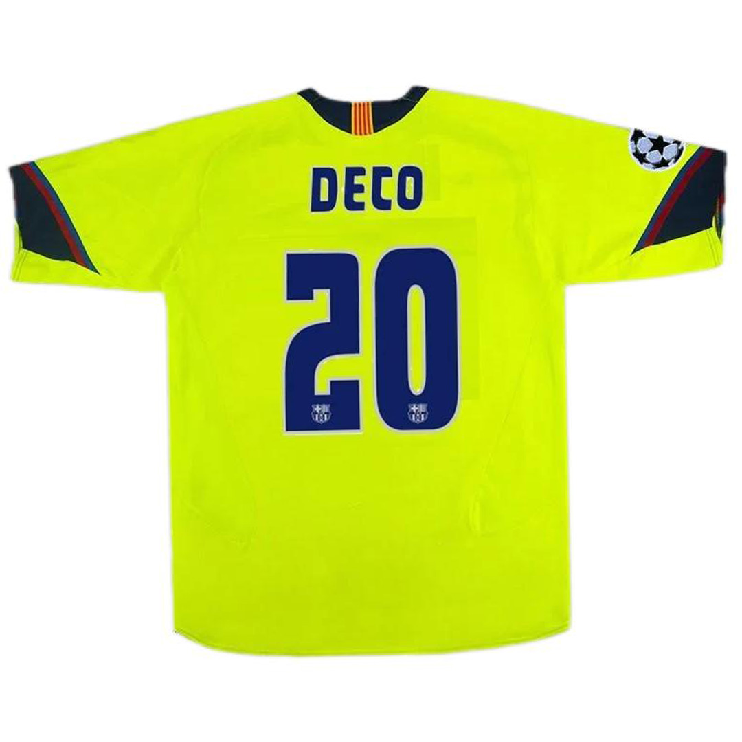 Deco #20 Retro Barcelona Away Jersey 2005/06 - Reps Jerseys
