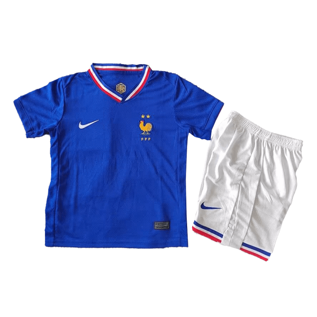 Kids France Home Full Jersey Kit Euro 2024 - Reps Jerseys