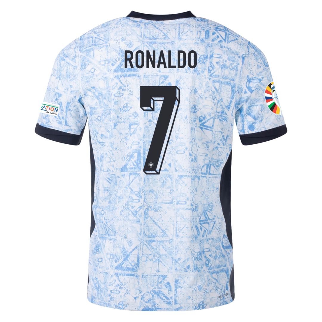 Ronaldo #7 Portugal Away Jersey Player Version EURO 2024 - Reps Jerseys