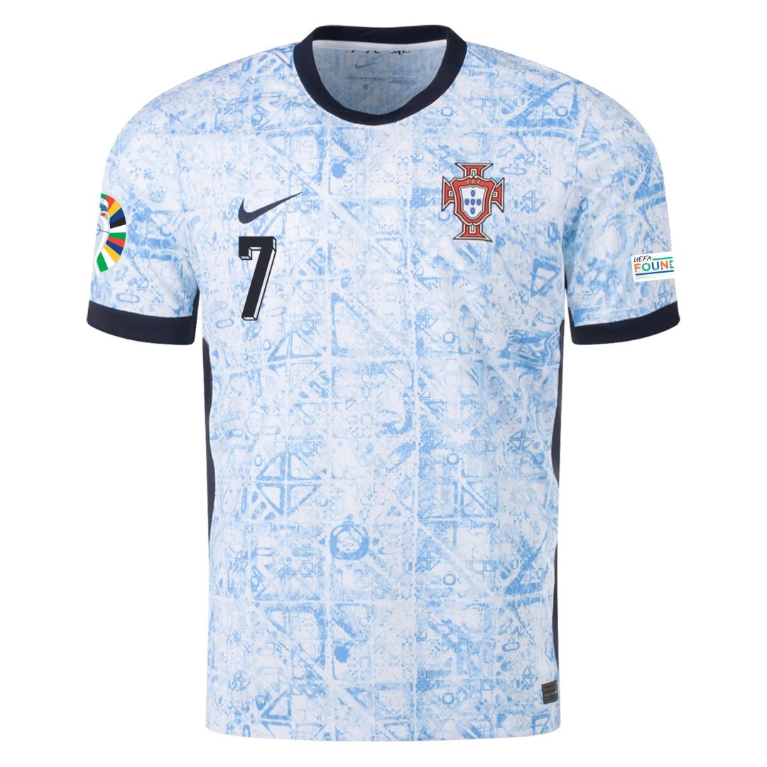 Ronaldo #7 Portugal Away Jersey Player Version EURO 2024 - Reps Jerseys