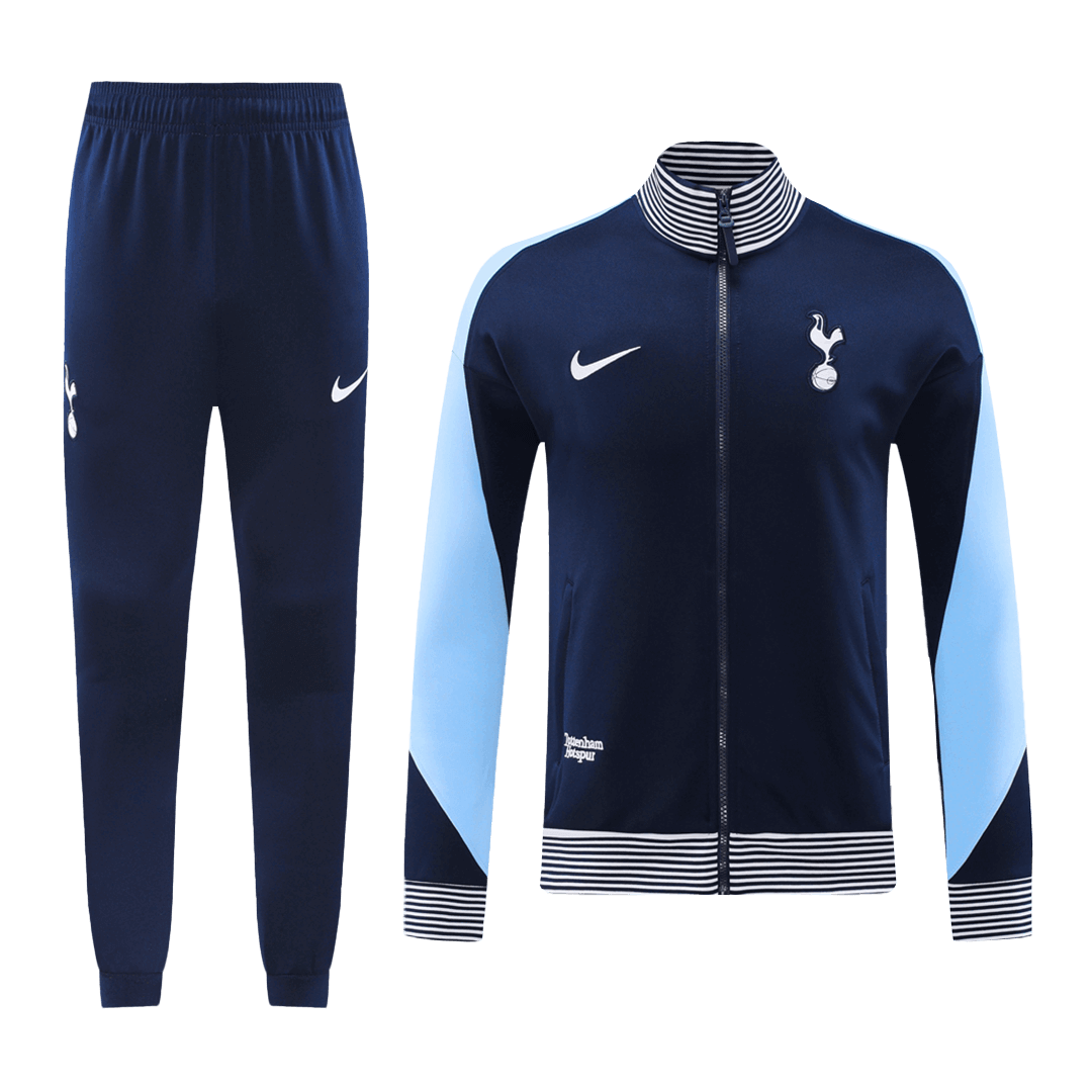 Tottenham Hotspur Full-Zip Training Kit (Jacket+Pants) Navy 2024/25 - Reps Jerseys