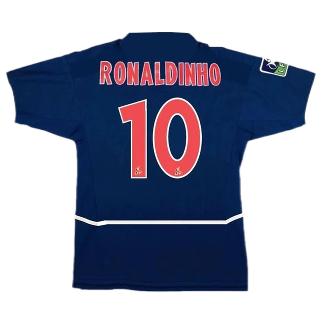 RONALDINHO #10 Retro PSG Home Jersey 2002/03 - Reps Jerseys