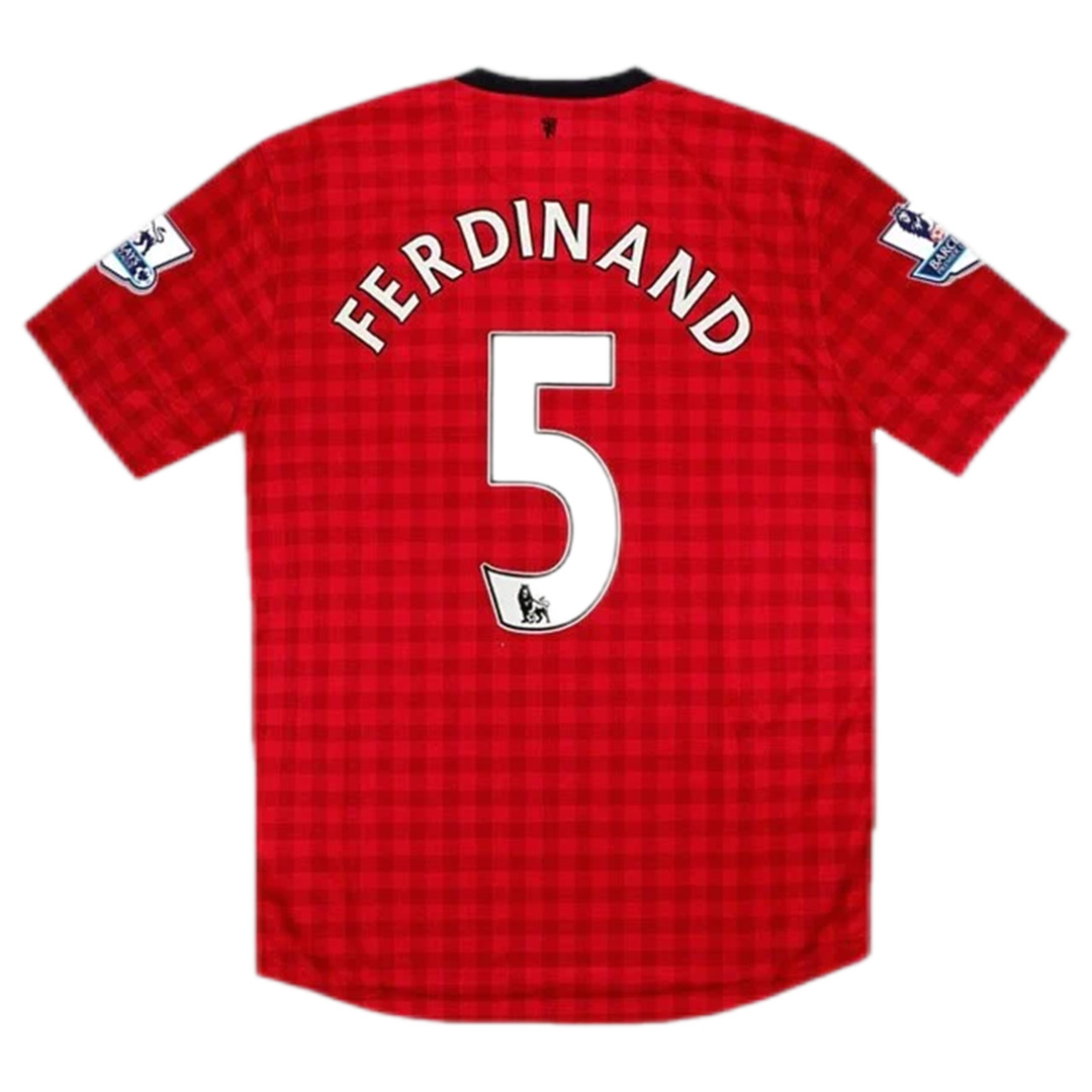 Manchester United FERDINAND #5 Retro Jersey Home 2012/13 - Reps Jerseys