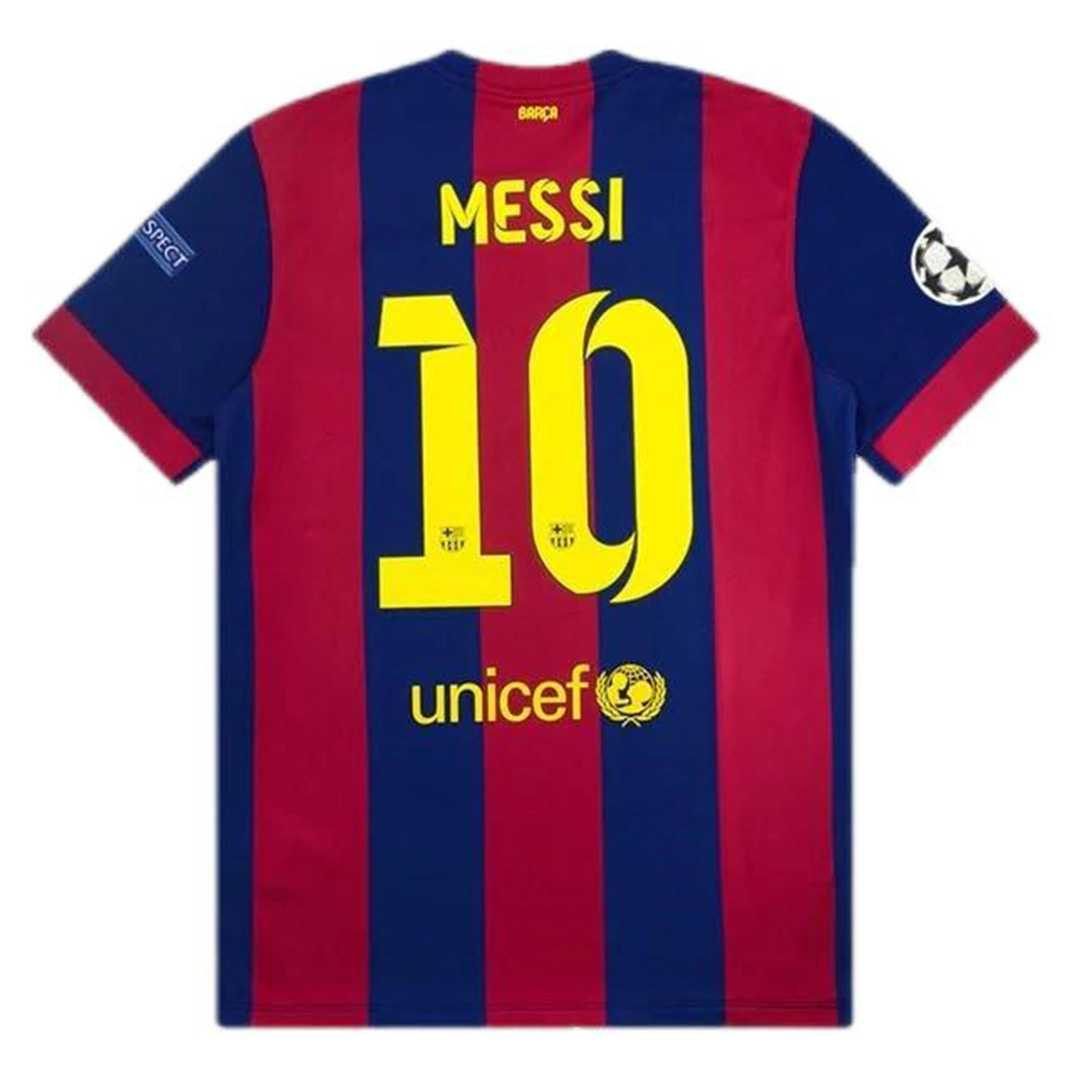 Messi #10 Retro Barcelona Home Jersey 2014/15 - Reps Jerseys