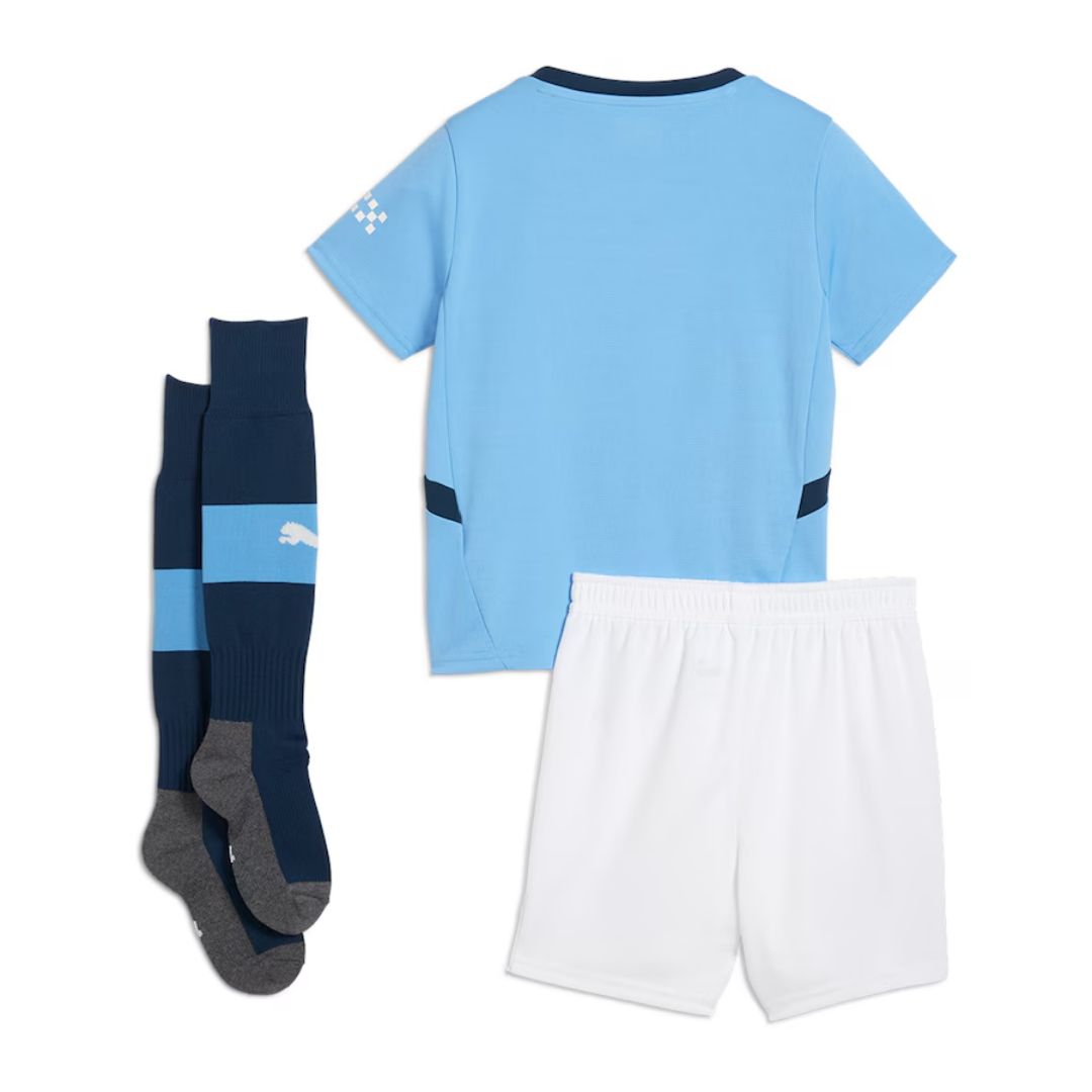 Kids Manchester City Home Full Jersey Kit 2024/25 - Reps Jerseys