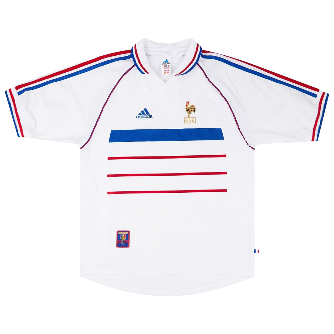 Retro France Away Jersey World Cup 1998 - Reps Jerseys