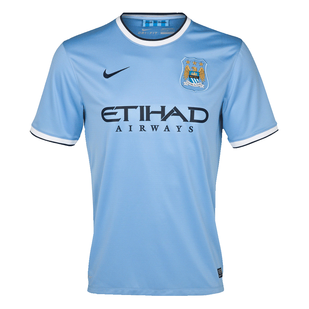 Retro Manchester City Home Jersey 2013/14 - Reps Jerseys